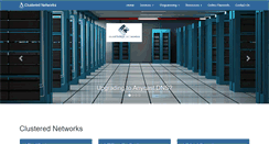 Desktop Screenshot of clusterednetworks.com